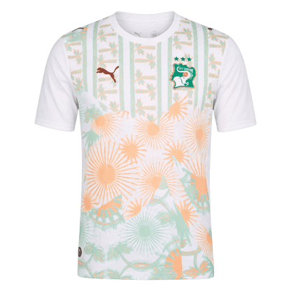Côte d'Ivoire Fora Copa do Mundo Camisa 2026 Branco - camisola de futebol para adeptos em