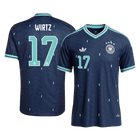 WIRTZ #17 Alemanha Fora Copa do Mundo Camisa 2026 Marinha