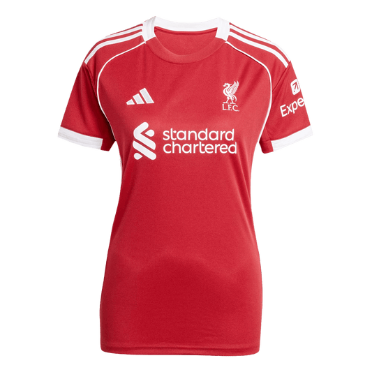 Mulheres Liverpool Lar Camisola De Futebol 25/26 Vermelha 2025/26