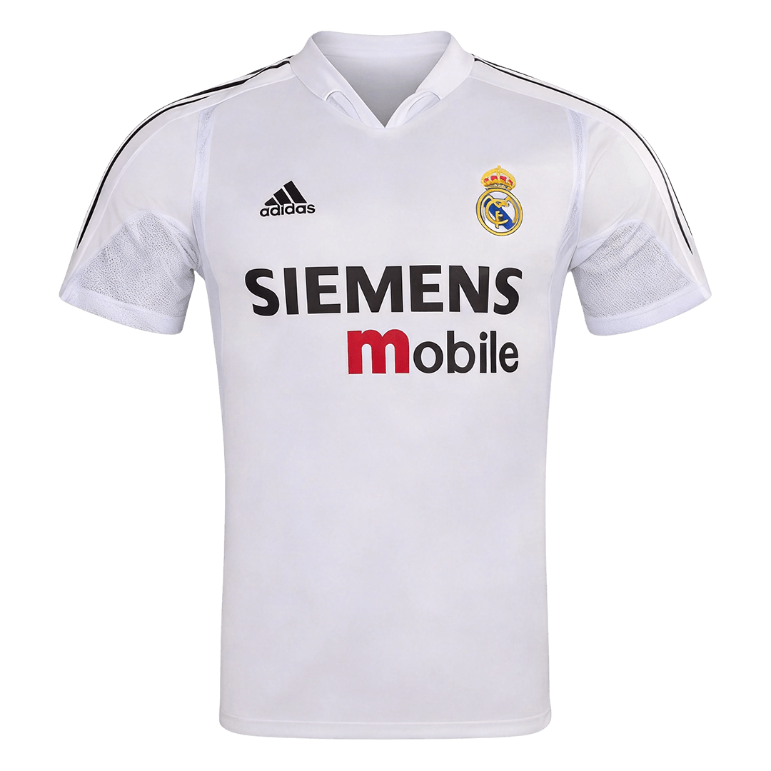Retrô Real Madrid Casa Camisa 2004/05 Branco