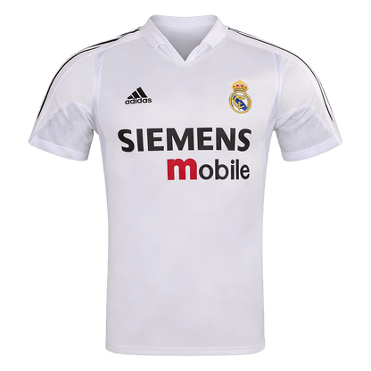 Retrô Real Madrid Casa Camisa 2004/05 Branco