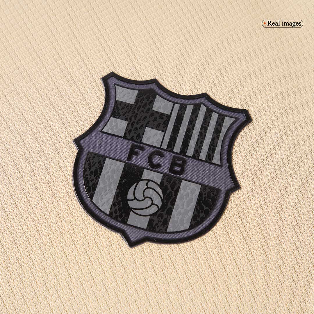 LAMINE YAMAL #10 Barcelona Fora Camisa 2025/26- Amarelo