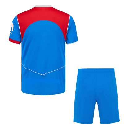 Atletico Madrid 
 Terceira Camisa Conjunto(Camisa+Calções) 2025/26 Azul
