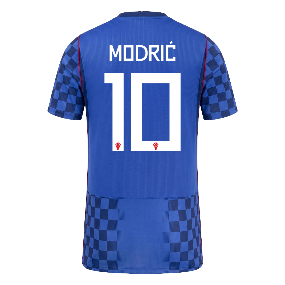 MODRIĆ #10 Croácia Fora Copa do Mundo Camisa 2026 Azul
