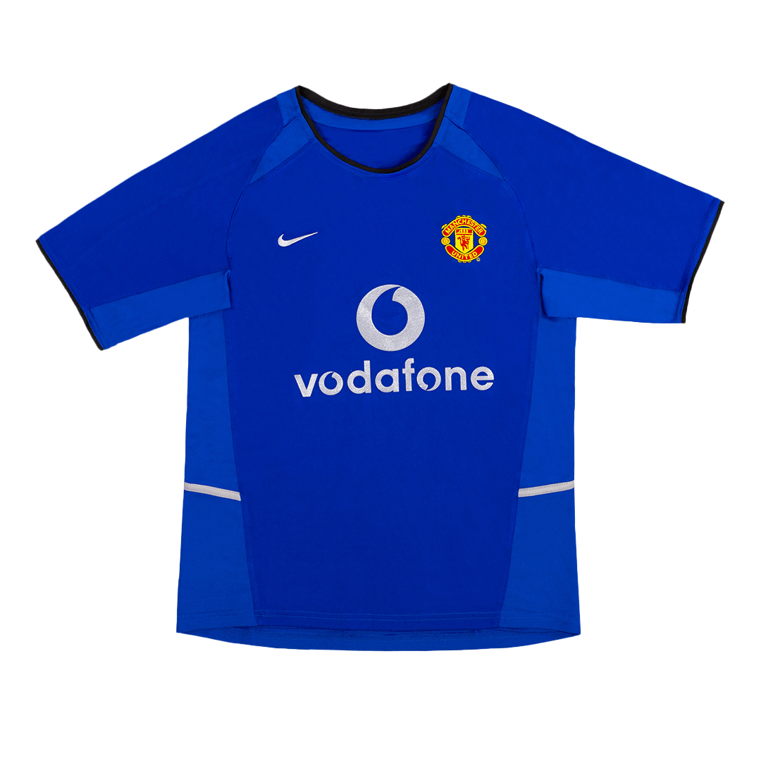 Manchester United Retro Jersey Terceira Camisola de Futebol Fora 2002/03 2025/26