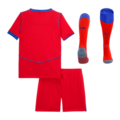 PSG Infantil 
 Terceira Futebol Camisa Conjunto (Camisa+Shorts+Meias) 2025/26 Vermelho