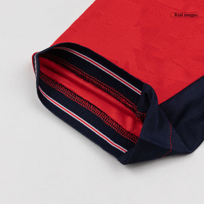 Versão do Jogador RICE #4 Inglaterra Fora Copa do Mundo Futebol Camisas 2026 Vermelho