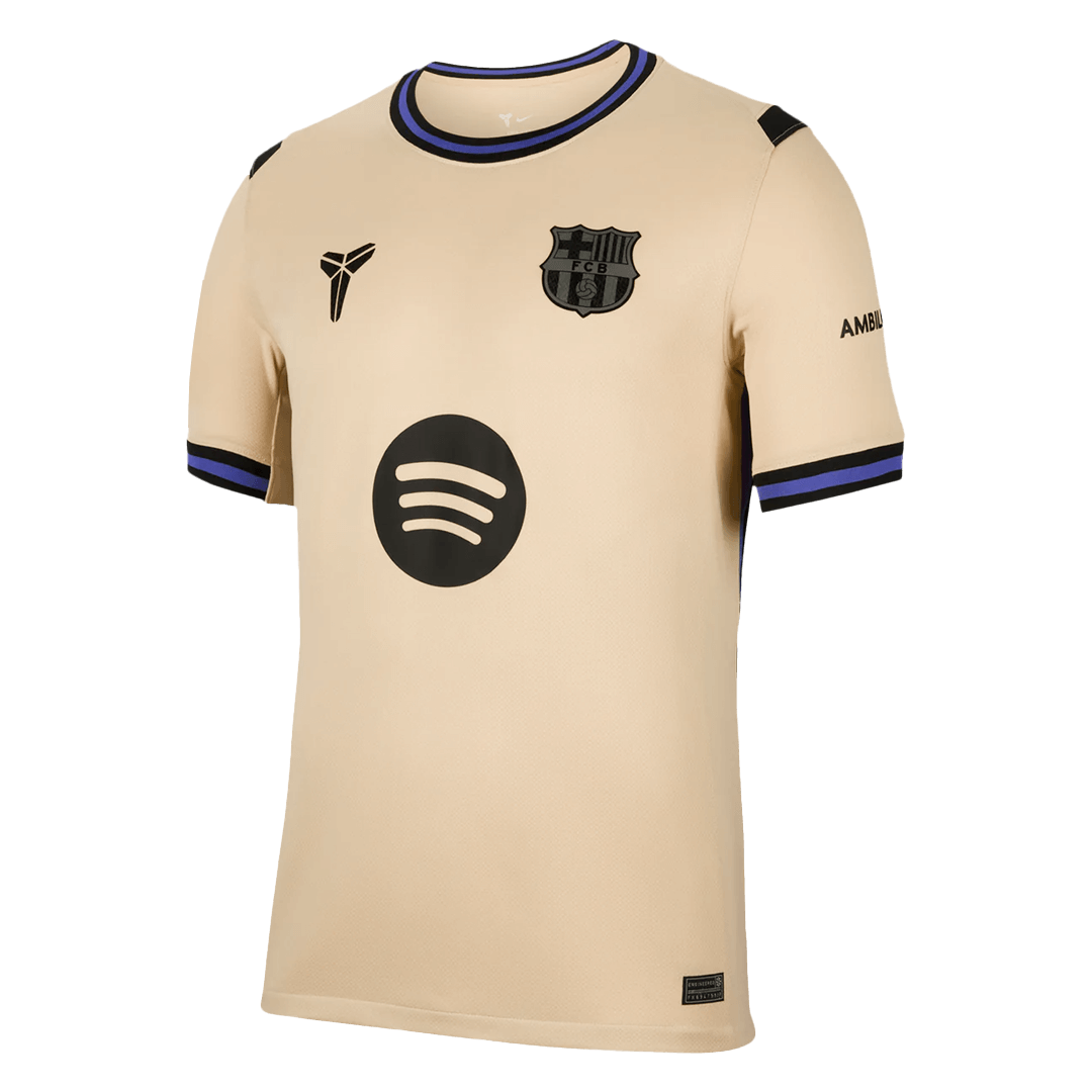 PEDRI #8 Barcelona Fora Camisa 2025/26- Amarelo - UCL