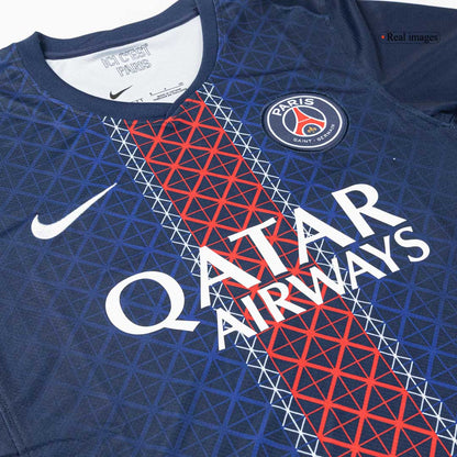 D.DOUÉ #14 PSG Casa Futebol Camisas 2025/26 Marinha