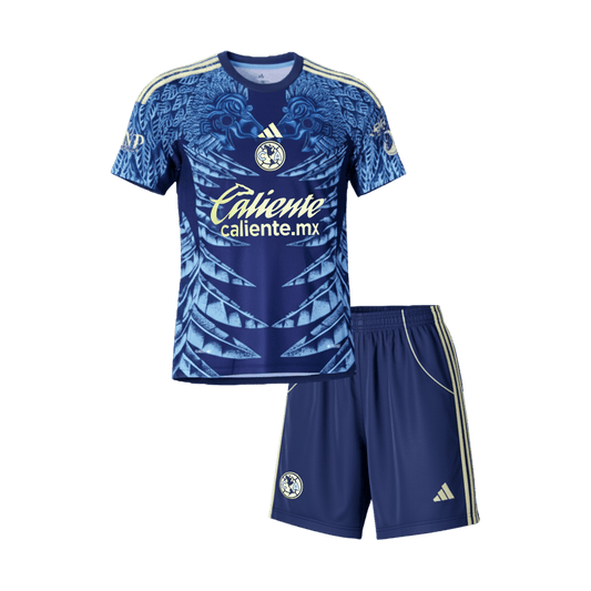 Club America Infantil 
 Fora Futebol Camisa Conjunto (Camisa+Shorts) 2025/26 camisola de futebol