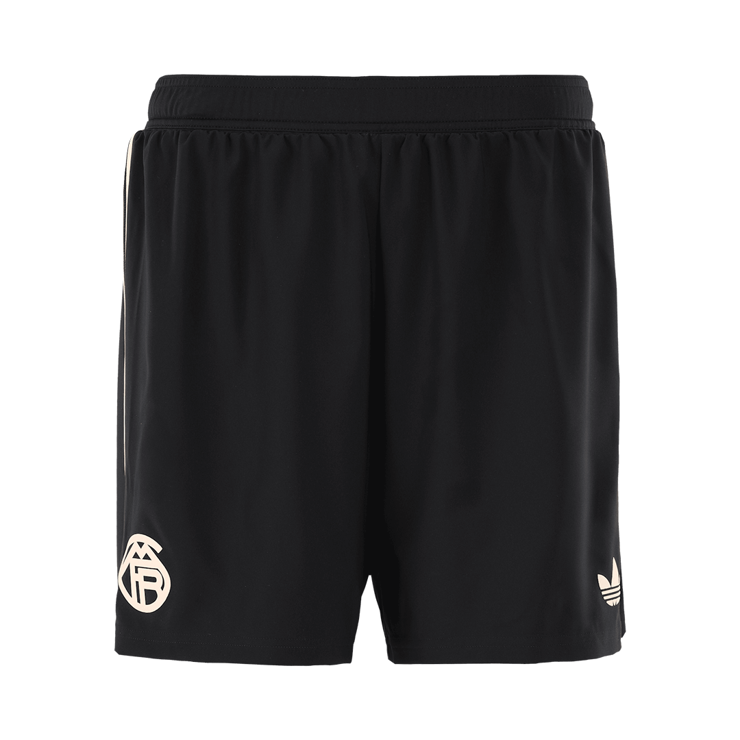 Jogador Bayern Munich Fora Terceira Calções 2025/26 Preto