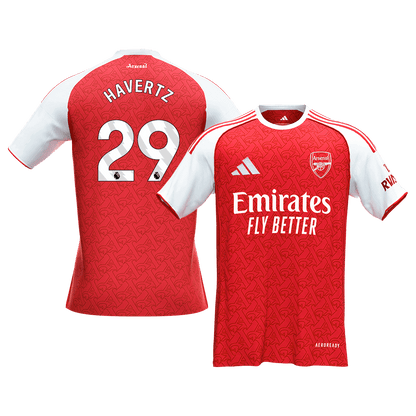 【Super Qualidade】HAVERTZ #29 Arsenal
 Casa Futebol Camisa 2025/26 Vermelho camisola de futebol
