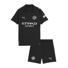 Manchester City 
 Fora 
Camisas Infantis 
Conjunto 2025/26 
 Preto