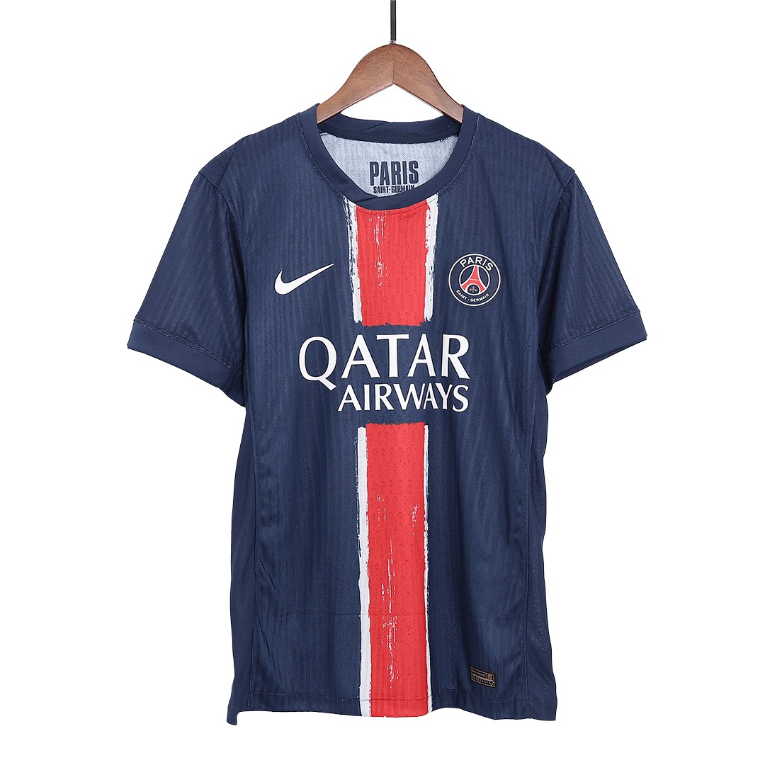 Jogador BARCOLA #29 PSG Casa Futebol Camisas Marinha