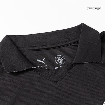 Manchester City Fora Camisa Conjunto(Camisa+Calções+Meias) 2025/26 Preto