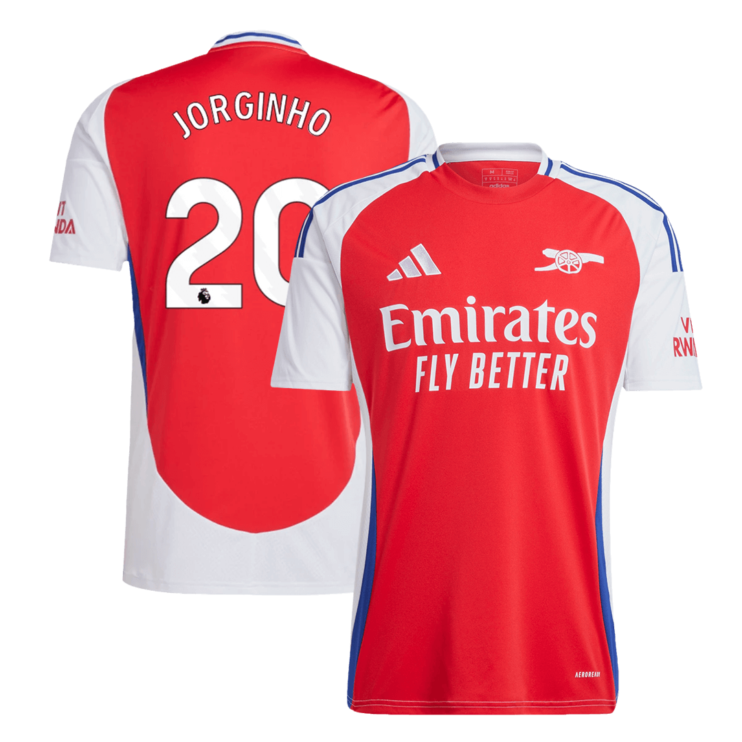 JORGINHO #20 Camisa Arsenal Home Futebol 2024/25 camisola de futebol