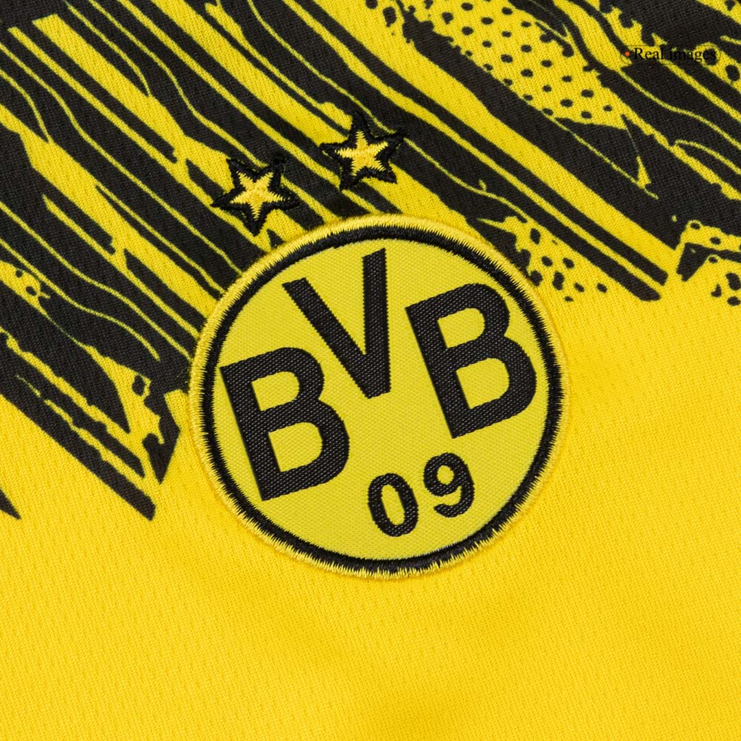 Borussia Dortmund Infantil 
 Casa Futebol Camisa Conjunto (Camisa+Shorts+Meias) 2025/26 Amarelo