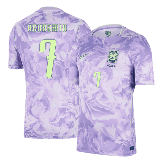 HEUNGMIN #7 Coreia do Sul Fora Copa do Mundo Camisa 2026 Roxo