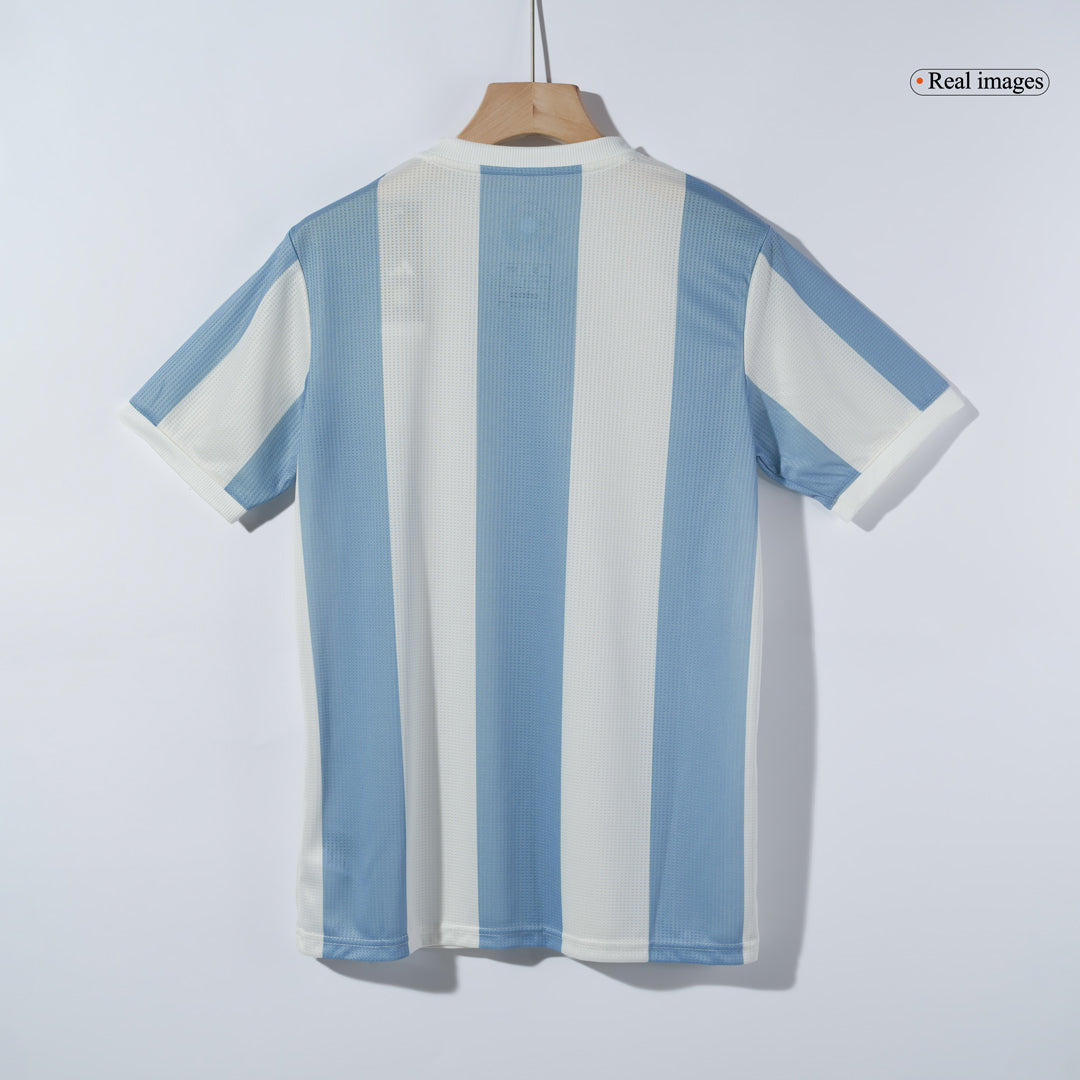 Camisola de futebol MESSI #10 Argentina personalizada 50th aniversário
