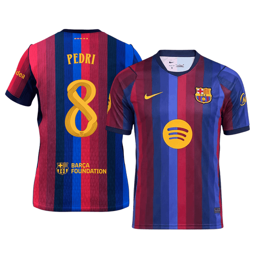 PEDRI #8 Barcelona Casa Camisa 2026/27 UCL