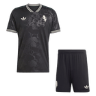 Juventus Fora Terceira Camisa Conjunto(Camisa+Calções) 2025/26 Preto