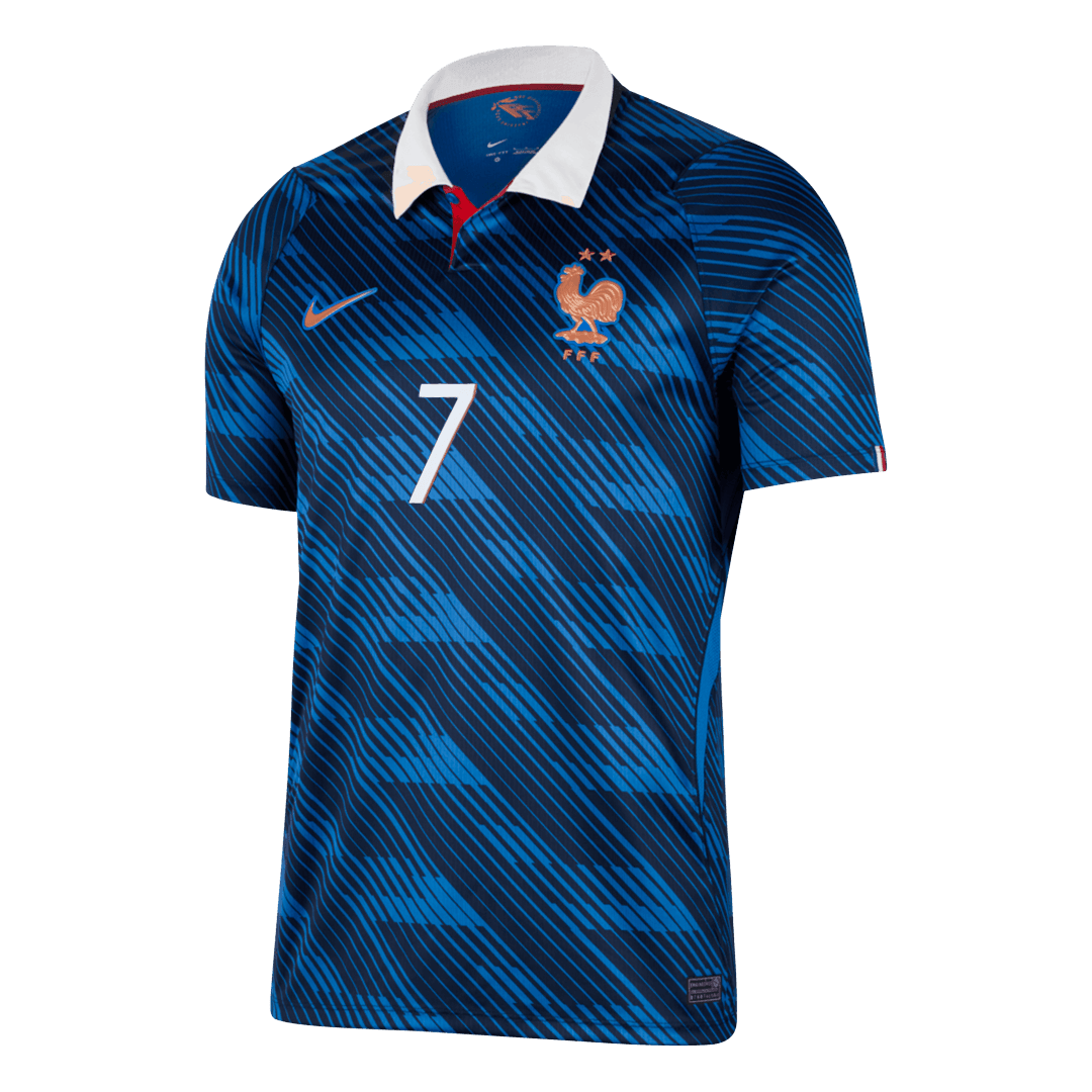 DEMBELE #7 France Casa Copa do Mundo Camisa 2026 Azul - camisola de futebol para adeptos em - imagem 7