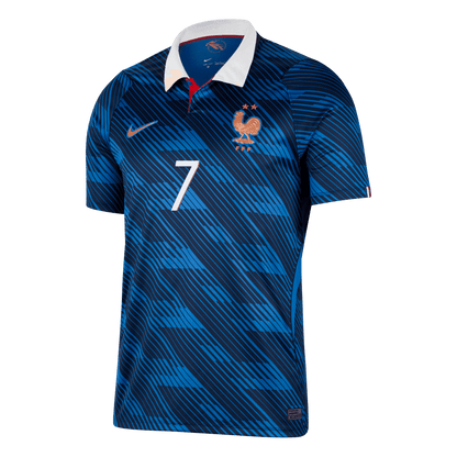 DEMBELE #7 France Casa Copa do Mundo Camisa 2026 Azul - camisola de futebol para adeptos em - imagem 7