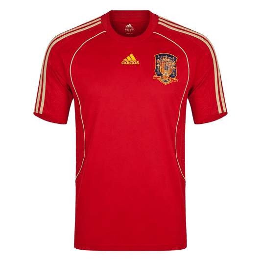 Retrô Espanha Casa Camisa 2008 Vermelho