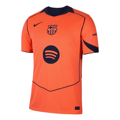 Barcelona Fora Terceira Camisa 2025/26- Laranja camisola de futebol