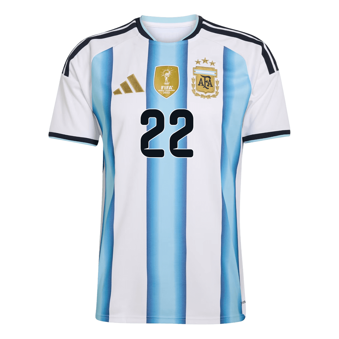 L.MARTÍNEZ #22 Argentina Casa Camisa 2026 - camisola de futebol para adeptos em Portugal