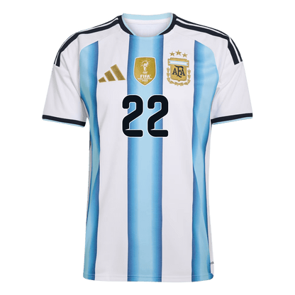 L.MARTÍNEZ #22 Argentina Casa Camisa 2026 - camisola de futebol para adeptos em Portugal