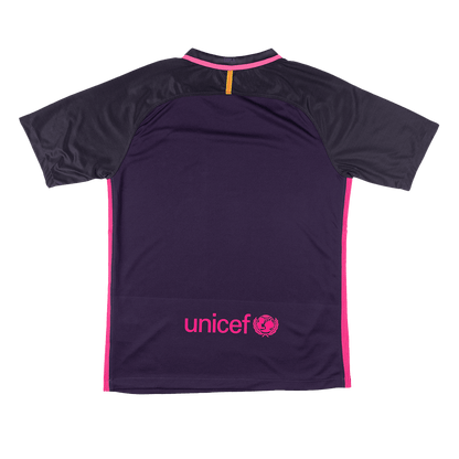 Retrô Barcelona Fora Camisa 2016/17 Roxo