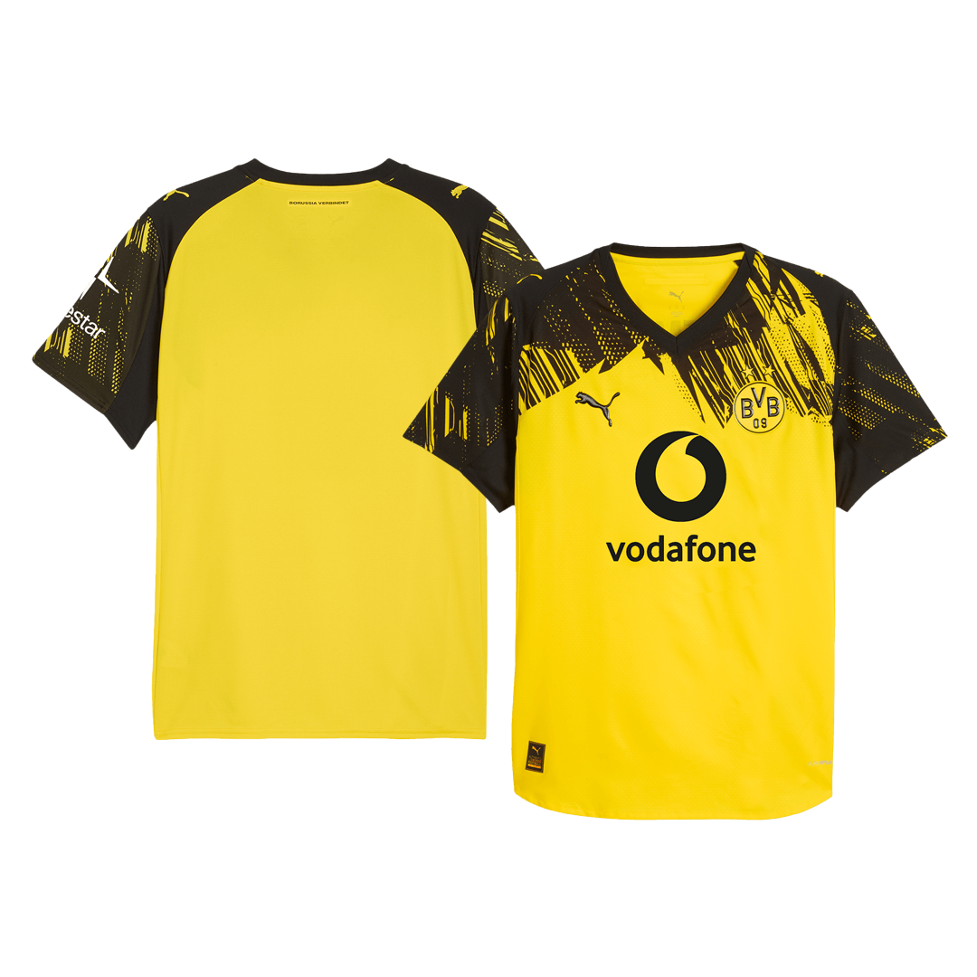Jogador Borussia Dortmund Casa Futebol Camisas 2025/26 Amarelo
