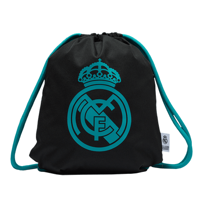 Real Madrid Mochila De Ginástica Preta