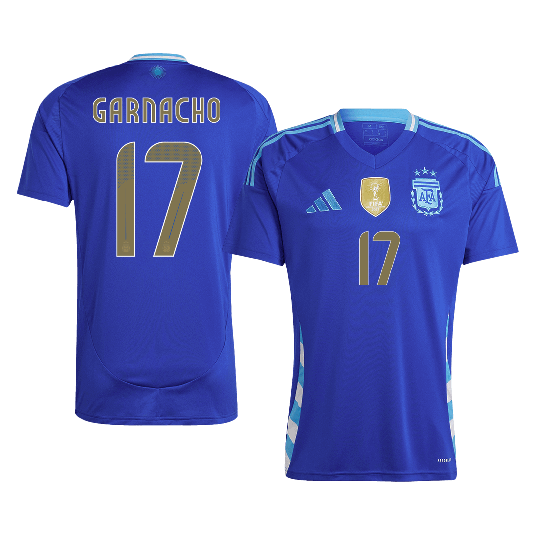 Camisola personalizada GARNACHO #17 Argentina Soccer Jersey Away 2025/26