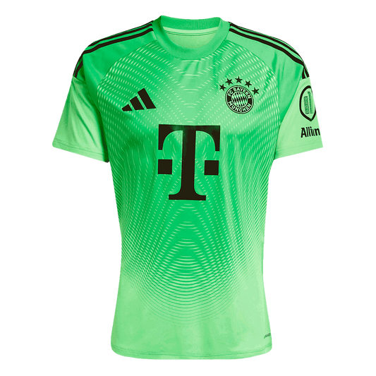 Bayern Munich 
 Goleiro 
Camisas Infantis 
Conjunto 2025/26 
 Verde camisola de futebol