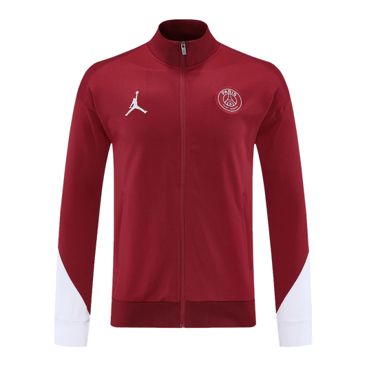 PSG Treino Jaqueta 2025/26 Vermelho camisola de futebol
