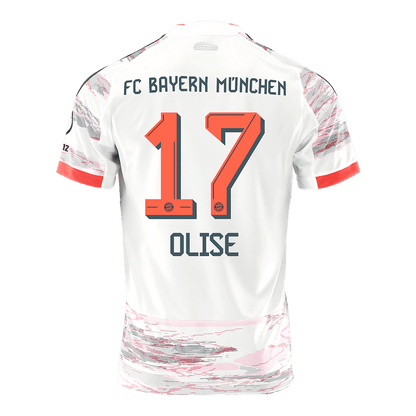 OLISE #17 Bayern Munich Fora Camisa 2025/26 Branco