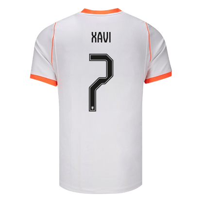 XAVI #7 Países Baixos Fora Copa do Mundo Camisa 2026 Branco