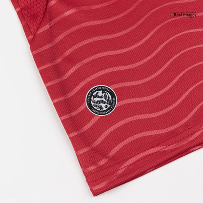 B. FERNANDES #8 Portugal Infantil Casa Copa do Mundo Conjunto(Camisa+Calção) 2026 Vermelho