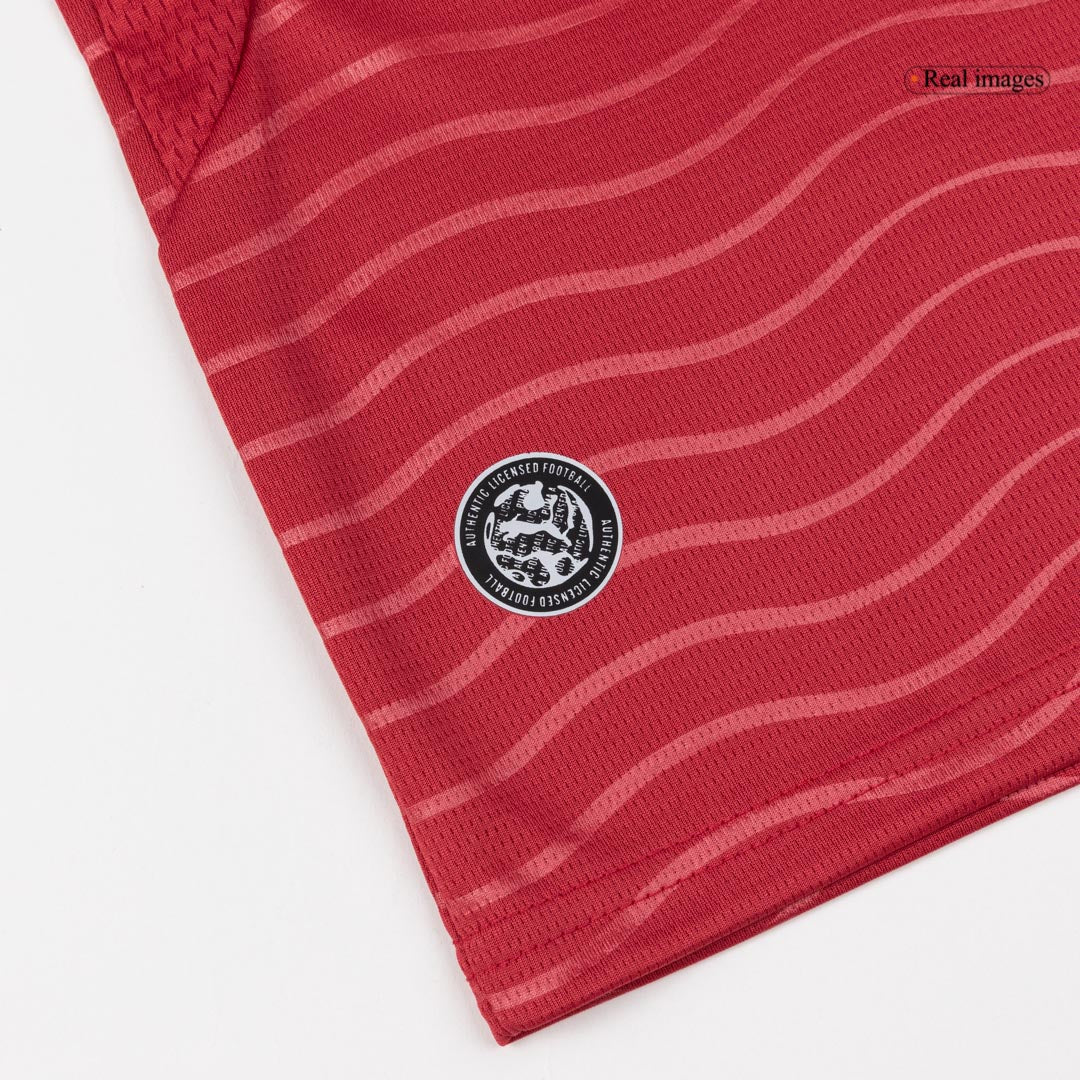 RONALDO #7 Portugal Infantil Casa Copa do Mundo Conjunto(Camisa+Calção) 2026 Vermelho