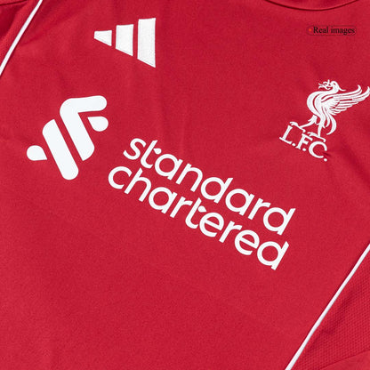 VIRGIL #4 Liverpool Casa Camisa 2025/26 Vermelho