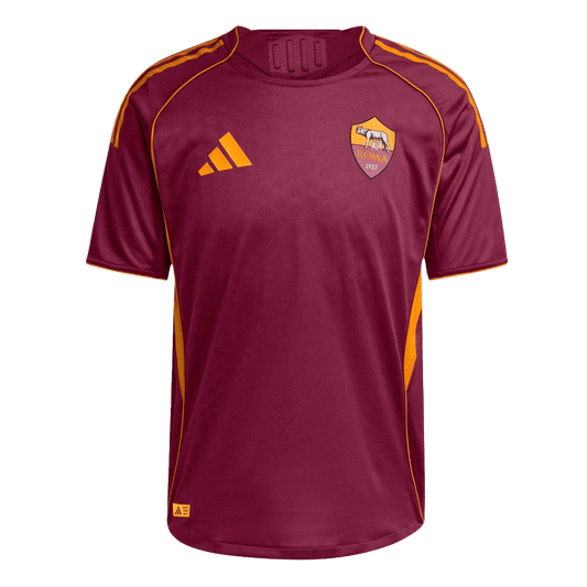Jogador Roma Casa Futebol Camisas 2025/26 Vermelho camisola de futebol