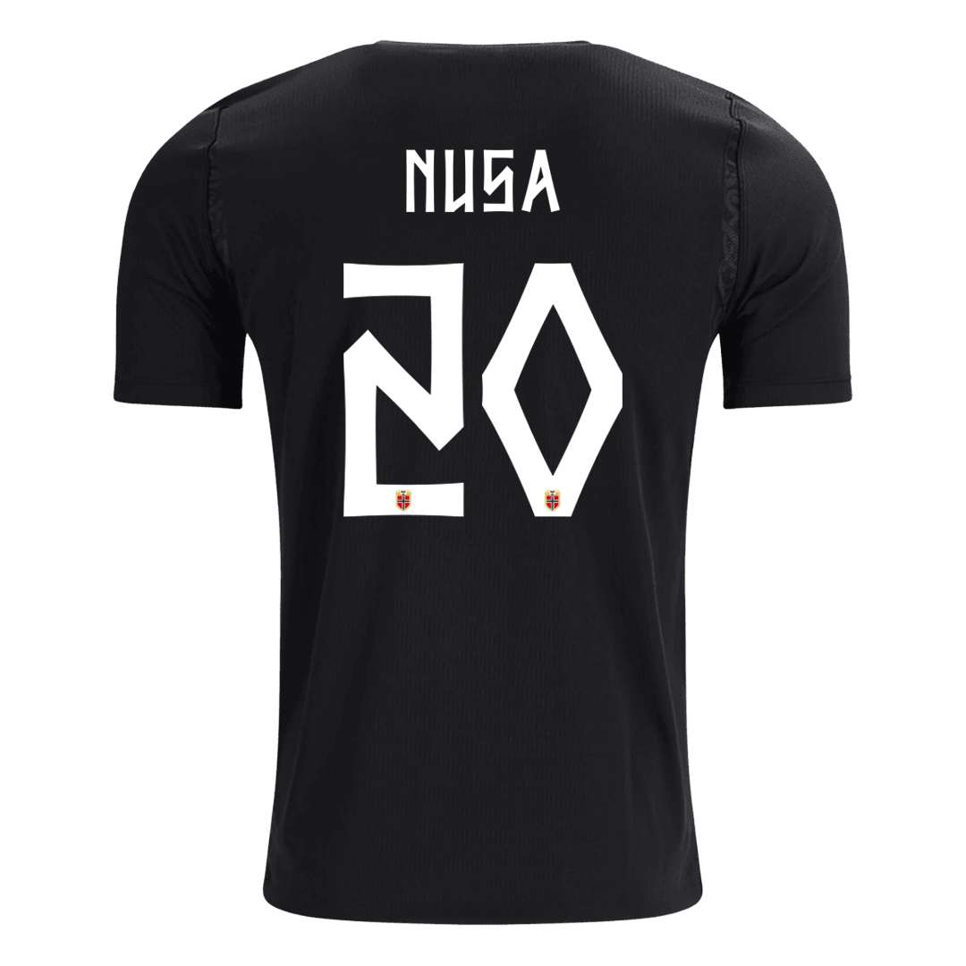 NUSA #20 Noruega Fora Copa do Mundo Camisa 2026 Preto