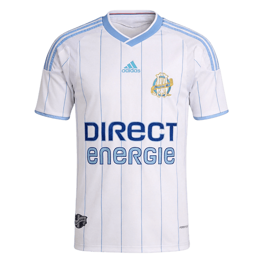 Retrô Marseille Casa Camisa 2009/10 Branco