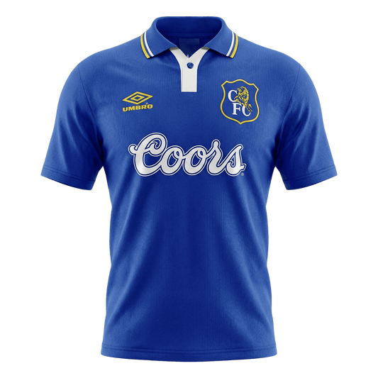 Retrô Chelsea Casa Camisa 95/97 Azul camisola de futebol 2025/26