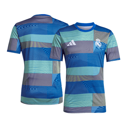 Real Madrid Pré-Jogo Futebol Camisa 25/26 Azul