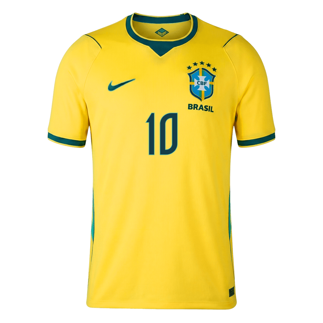 NEYMAR JR. #10 Brasil Casa Copa do Mundo Camisa 2026 Amarelo
