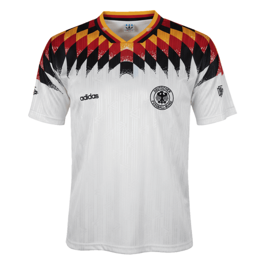 Retrô Germany Casa Camisa 1994 Branco camisola de futebol 2025/26