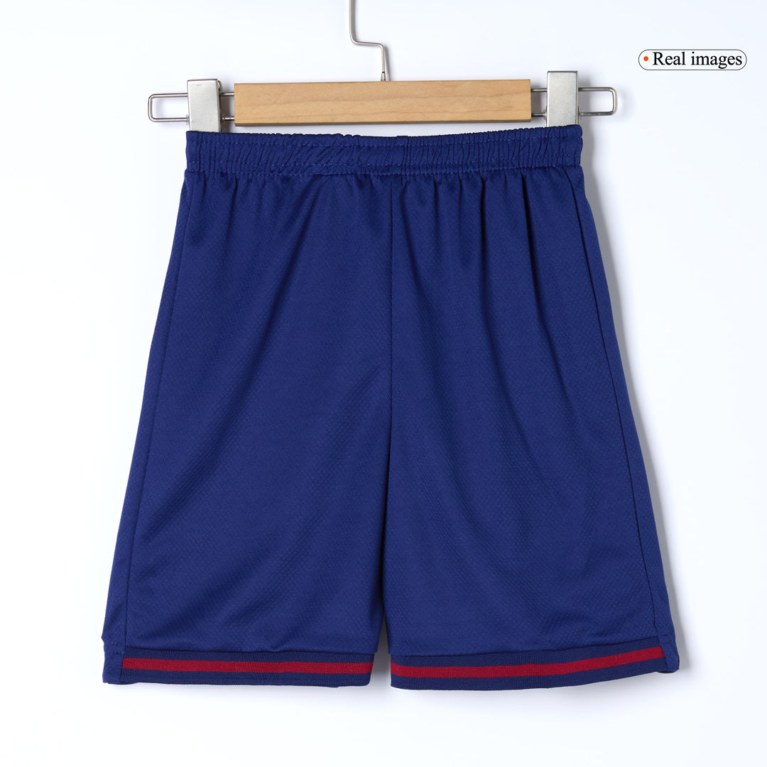 Barcelona Conjunto Infantil Casa 2025/26 Vermelho-Azul